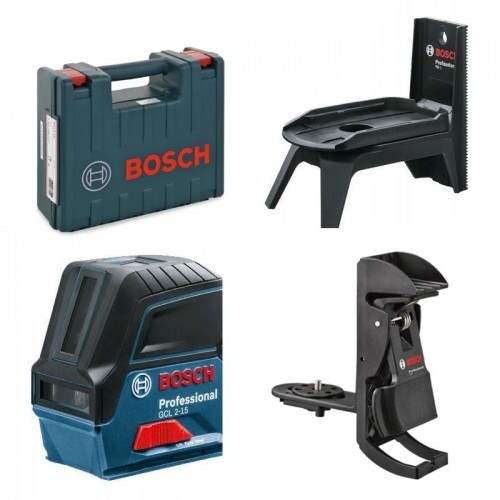 Лазерный уровень Bosch GCL 2-15 Professional + RM1 + BM3, 0601066E02