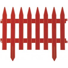 Забор декоративный, терракот GRINDA "Классика" 422201-T