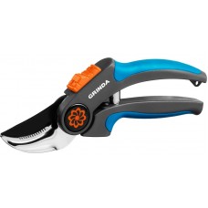 Секатор с двухкомпонентными рукоятками P-55, плоскостной, 205 мм, PROLine GRINDA 423455