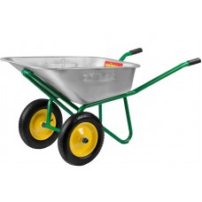 Тачка строительная, двухколесная, 110 л, 220 кг GRINDA 422394_Z01