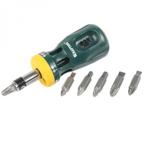 Отвертка реверсивная KRAFTOOL "BIT LOCK" 26161-H13