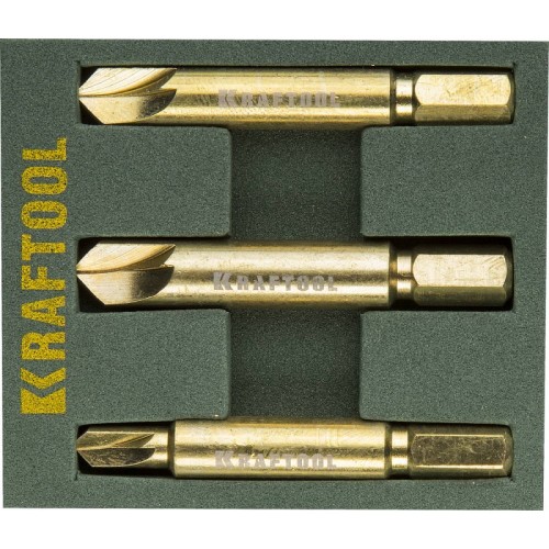 Набор экстракторов поврежденного крепежа KRAFTOOL 26770-Н3