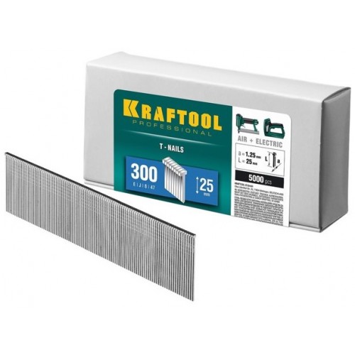 Гвозди для нейлера, 25 мм, 5000 шт. KRAFTOOL 31785-25
