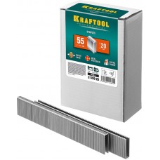 Скобы для степлера узкие, 20 мм, 5000 шт. KRAFTOOL 31789-20