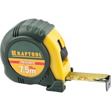 Рулетка Nylon KRAFTOOL 7,5 м x 25 мм 34122-08