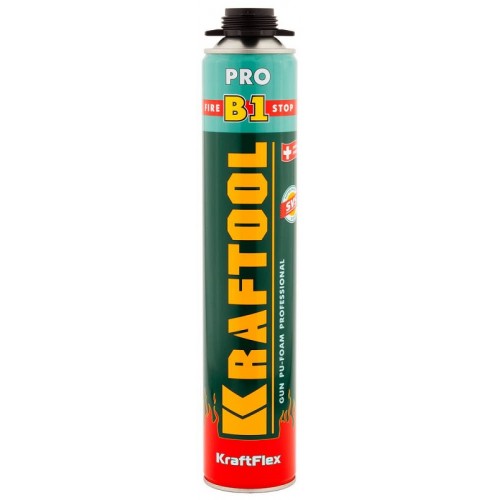 Пена монтажная пистолетная KRAFTOOL KraftFlex PREMIUM PRO B1 41186_z01