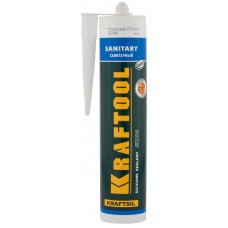 Герметик силиконовый санитарный SX105 KRAFTOOL KRAFTSIL "SANITARY" 41255-0