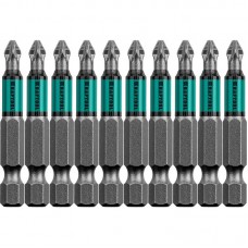 Биты Optimum Line, PZ2, 50 мм, тип хвостовика E 1/4", 10 шт. KRAFTOOL 26124-2-50-10