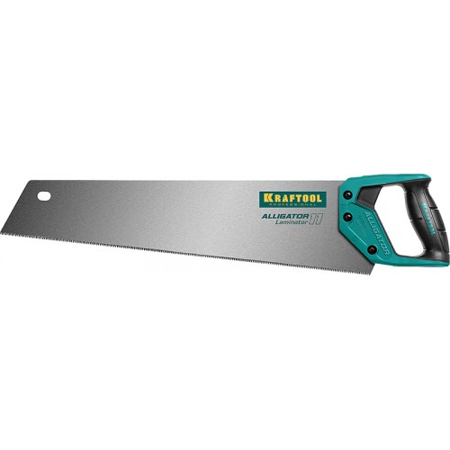 Ножовка по ламинату "Alligator LAMINATOR", 500 мм, 11 TPI 3D зуб KRAFTOOL 15207