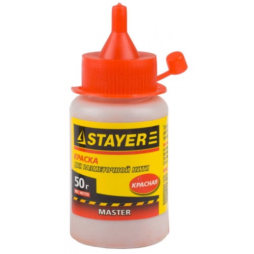 Краска STAYER для разметочных шнуров, красная, 50г 0640-2_z01