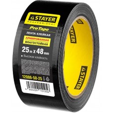 Лента клейкая STAYER "PROFESSIONAL" армированная влагостойкая 12086-50-25