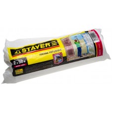 Пленка STAYER "MASTER" защитная укрывочная, HDPE, в рулоне, 12 мкм, 2 х 50 м 1225-15-50