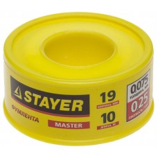 Фумлента STAYER "MASTER", плотность 0,25 г/см3, 0,075ммх19ммх10м 12360-19-025