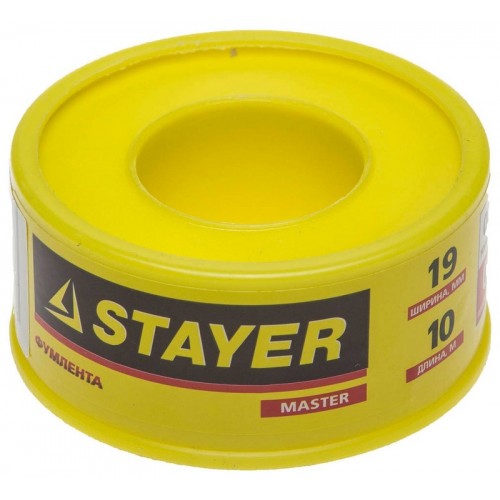 Фумлента STAYER "MASTER", плотность 0,40 г/см3, 0,075ммх19ммх10м 12360-19-040