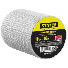 Серпянка-сетка STAYER "PROFESSIONAL" стеклотканевая, самоклеящаяся 1246-10-10