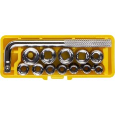 Набор STAYER Торцовые головки "MASTER" POCKET 2-26089-H13 в пласт боксе, 13 предметов