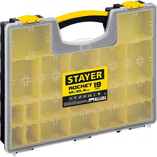Ящик STAYER "MULTIMAX" пластмассовый для инструмента, 16,5" 2-38032