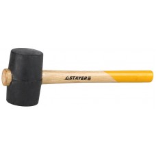 Киянка STAYER "STANDARD" резиновая, с деревянной рукояткой, 0,34 кг STR-20505-55