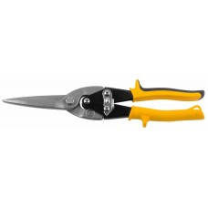 Ножницы по металлу рычажные STAYER "MAX-Cut" 290мм, прямые удлиненные, кованая Cr-V сталь, холоднокатанная сталь-1,0мм, нерж сталь-0,5мм, 23055-29