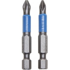 Биты STAYER "PROFI", хвостовик E 1/4", PH №2, 50мм, 2 шт, 26203-2-50-02