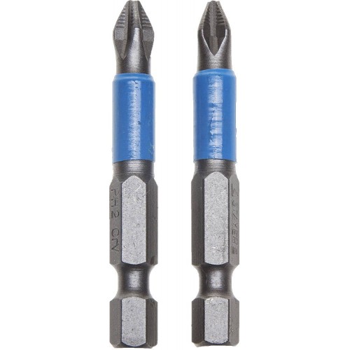 Биты STAYER "PROFI", хвостовик E 1/4", PH №2, 50мм, 2 шт, 26203-2-50-02