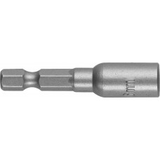 Бита STAYER "PROFI" 26390-06 с торцовой головкой, "Нат-драйвер", магнитная, тип хвостовика - E 1/4", длина 48 мм, 6мм, 1шт