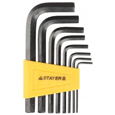 Набор STAYER Ключи "STANDARD" имбусовые, 2 - 10мм, 8 шт, 27405-H8