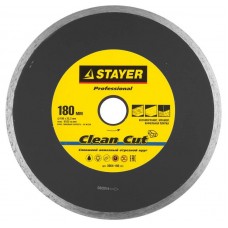 Круг STAYER "PROFESSIONAL" сплошной отрезной алмазный 3664-180_z01