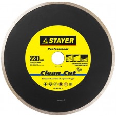 Круг STAYER "PROFESSIONAL" сплошной отрезной алмазный 3665-230_z01