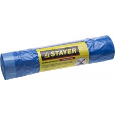 Мешки для мусора STAYER "Comfort" завязками, голубые, 30л, 20шт, 39155-30