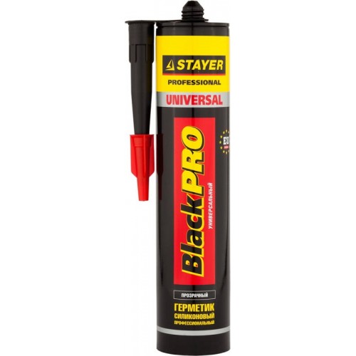 Герметик STAYER "PROFI" силиконовый, прозрачный, 260 мл 41213-2_z01
