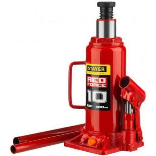 Домкрат гидравлический бутылочный Red Force STAYER 43160-10_z01