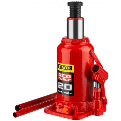 Домкрат гидравлический бутылочный Red Force STAYER 43160-20_z01