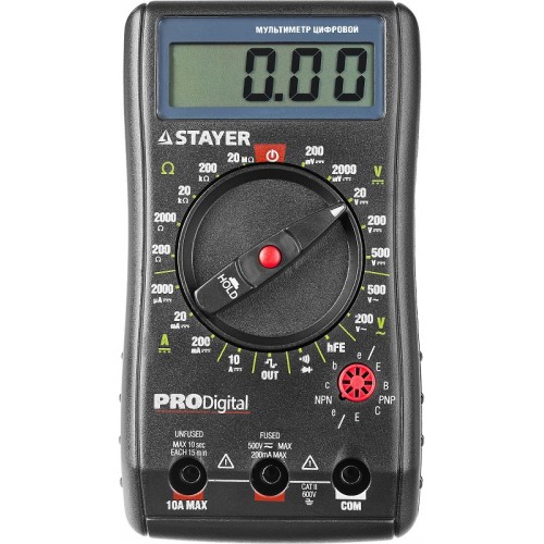 Мультиметр цифровой PRODigital STAYER "PROFESSIONAL" 45310