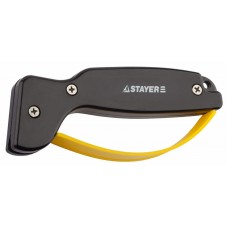 Точилка STAYER "MASTER" универсальная, для ножей, с защитой руки, рабочая часть из карбида, 47513