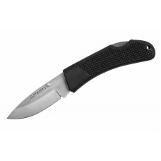 Нож STAYER складной с обрезиненной ручкой, средний, 47600-1_z01