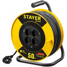 Удлинитель на катушке 50 м, 3500 Вт STAYER 55078-50