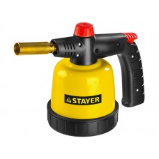 Паяльная лампа газовая STAYER "MASTER", на баллон, с пьезоподжигом, регулировка пламени, 1850С 55590