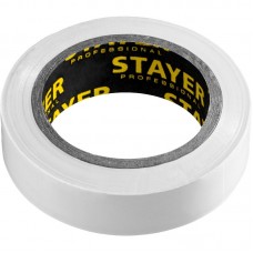 Изолента ПВХ Protect-10, не поддерживает горение, 10м (0,13х15 мм), белая STAYER 12291-W