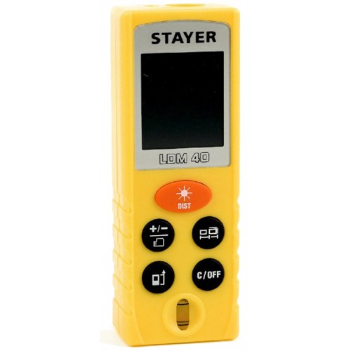 Лазерный дальномер LDM 40 4 измерительные функции STAYER 34956