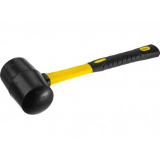 Киянка STAYER "MASTER" резиновая ЧЕРНАЯ, с фиберглассвой ручкой, 230г STR-2054-40