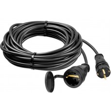 Удлинитель-шнур RC 315, 10 м, 3700 Вт, 1 гнездо, IP44, КГ 3х1,5 мм2, STAYER 55026-10