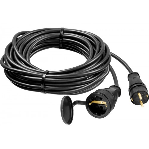Удлинитель-шнур RC 315, 10 м, 3700 Вт, 1 гнездо, IP44, КГ 3х1,5 мм2, STAYER 55026-10