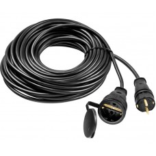 Удлинитель-шнур RC 315, 20 м, 3700 Вт, 1 гнездо, IP44, КГ 3х1,5 мм2, STAYER 55026-20