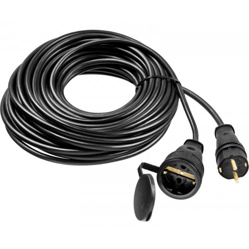 Удлинитель-шнур RC 315, 20 м, 3700 Вт, 1 гнездо, IP44, КГ 3х1,5 мм2, STAYER 55026-20