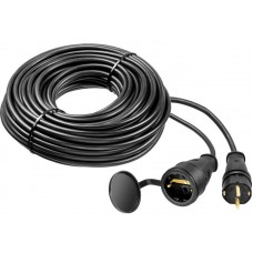 Удлинитель-шнур RC 315, 30 м, 3700 Вт, 1 гнездо, IP44, КГ 3х1,5 мм2, STAYER 55026-30