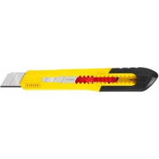 Нож из АБС пластика QUICK-18, сегмент. лезвия 18 мм STAYER 0910_z01