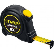Рулетка с автостопом АutoLock 10м / 25мм STAYER 2-34126-10-25
