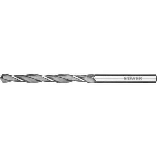 Сверло по металлу HSS-R, быстрорежущая сталь М2(S6-5-2) PROFI 4.5х80мм STAYER 29602-4.5