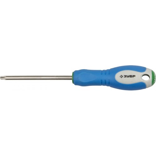 Отвертка,трехкомпонентная рукоятка, ЗУБР "Эксперт" TORX 25254-30-100